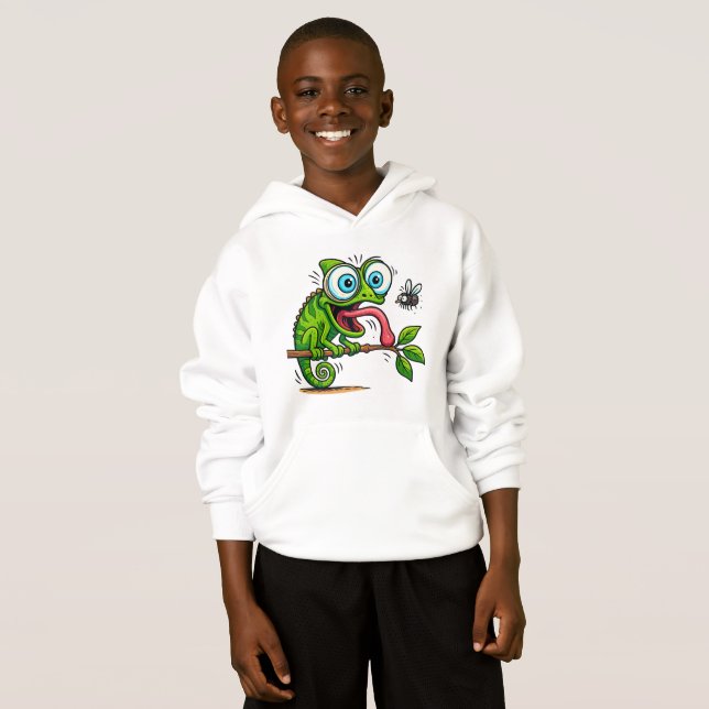 Sudadera con capucha de rana "Epic Donut" para niñ (Anverso completo)