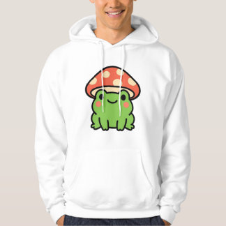 Sudadera con capucha de rana y hongo Kawaii