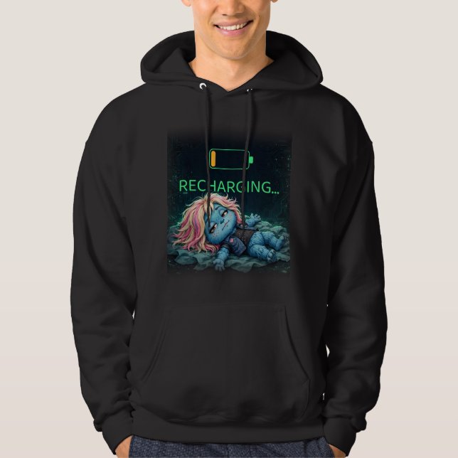 Sudadera con capucha de recarga — Primero sensoria (Anverso)