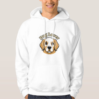 Sudadera con capucha de Retriever Dorado Lindo Ama