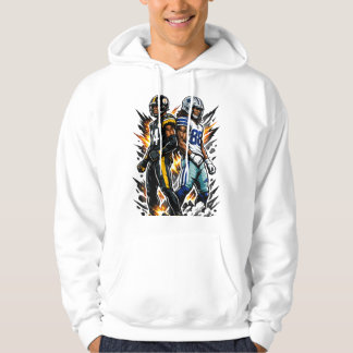Sudadera con capucha de rivalidad futbolística leg
