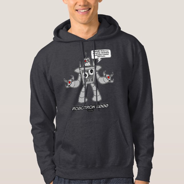 Sudadera con capucha de Robotron 5000 (Anverso)