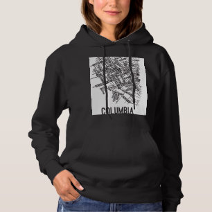 Sudadera con capucha de rompecabezas en blanco y n