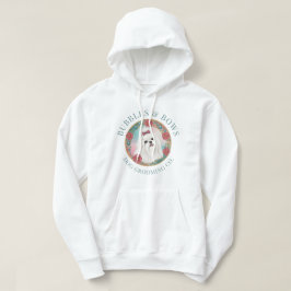 Sudadera con capucha de salón de aseo de perro mal