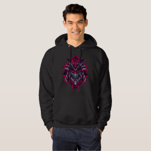 Sudadera con capucha de samurái Oni cyberpunk