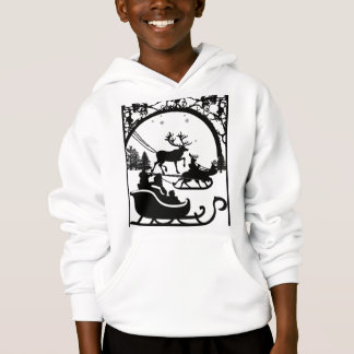 Sudadera con capucha de Santa Claus para niños