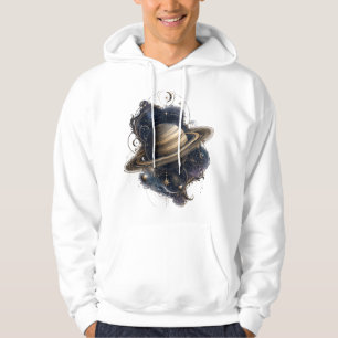Sudadera con capucha de Saturno Golden Rings Celes
