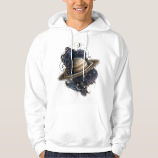 Sudadera con capucha de Saturno Golden Rings Celes