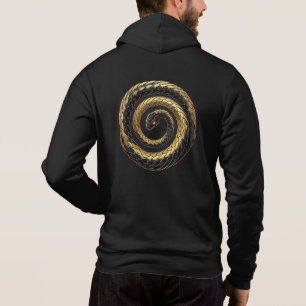 Sudadera con capucha de serpiente matemática - Reg