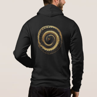 Sudadera con capucha de serpiente matemática - Reg