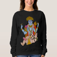 Sudadera con capucha de Shiva y Vishnu – Ropa info