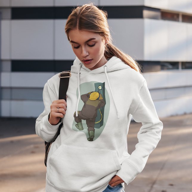 Sudadera con capucha de soldador en el trabajo (Subido por el creador)