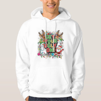 Sudadera con capucha de suéter feo de Navidad