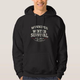 Sudadera con capucha de supervivencia invernal de 
