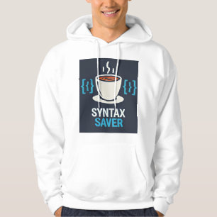 Sudadera con capucha de Syntax Saver Coffee & Code