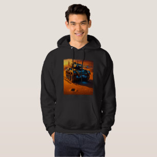 Sudadera con capucha de tanque del desierto de neó