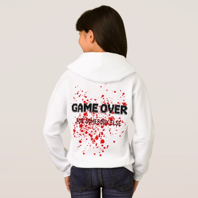 Sudadera con capucha de terror de Halloween – “Gam (Reverso completo)