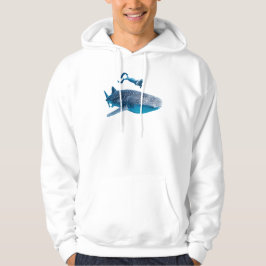 Sudadera con capucha de tiburón ballena