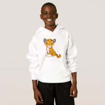 Sudadera con capucha de tigre