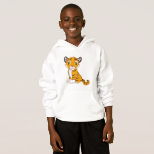 Sudadera con capucha de tigre