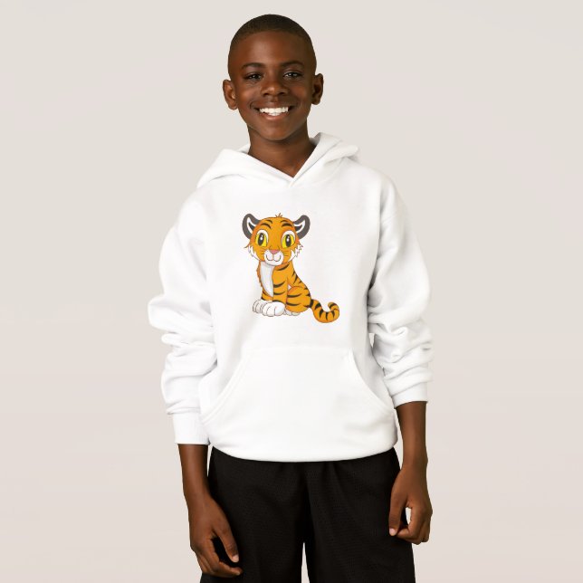 Sudadera con capucha de tigre (Anverso completo)