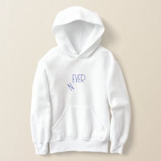 Sudadera con capucha de tipografía minimalista par