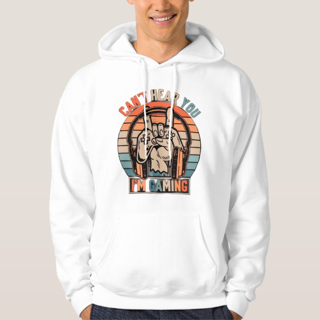 Sudadera con capucha de tirón personalizada (Anverso)