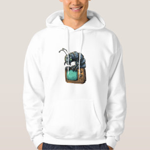 Sudadera con capucha de TV vintage de error mecáni