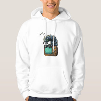 Sudadera con capucha de TV vintage de error mecáni
