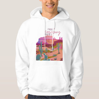 Sudadera con capucha de vaquero
