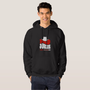 Sudadera con capucha de vaquero "Malos chistes" pa