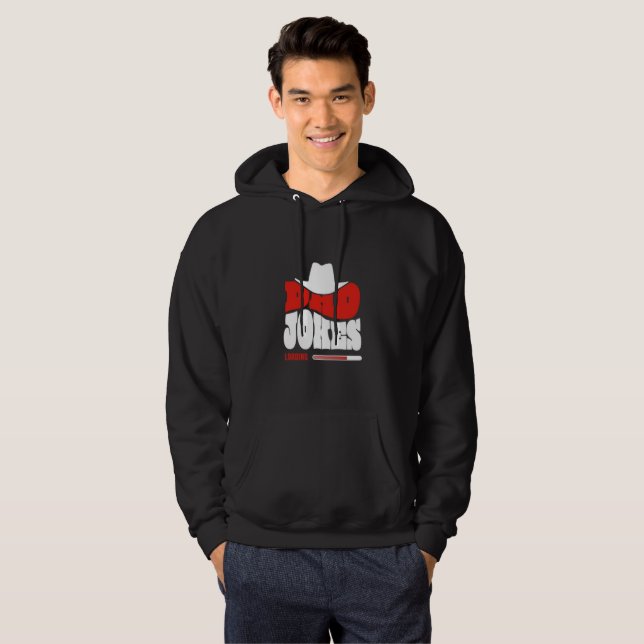 Sudadera con capucha de vaquero "Malos chistes" pa (Anverso completo)
