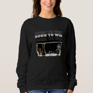 Sudadera con capucha de victoria de ajedrez NACIDO