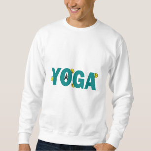Sudadera con capucha de yoga para hombres con emoj