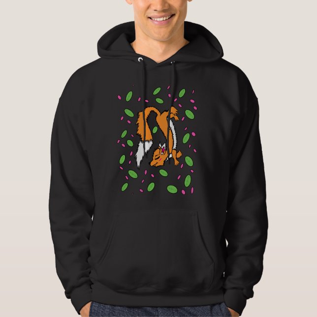 Sudadera con capucha de zorro flotante de brisa pr (Anverso)