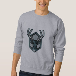 Sudadera con capucha Deer Head para hombres