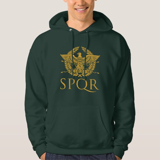 Sudadera con capucha del águila romana del Imperio (Anverso)