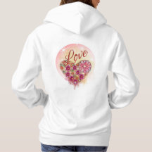 Sudadera con capucha del amor