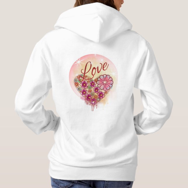 Sudadera con capucha del amor (Reverso)