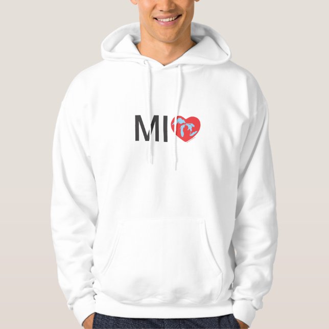 Sudadera con capucha del amor del MI (Anverso)