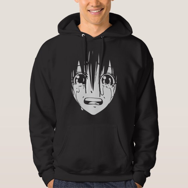 Sudadera con capucha del animado: Chica gritador (Anverso)