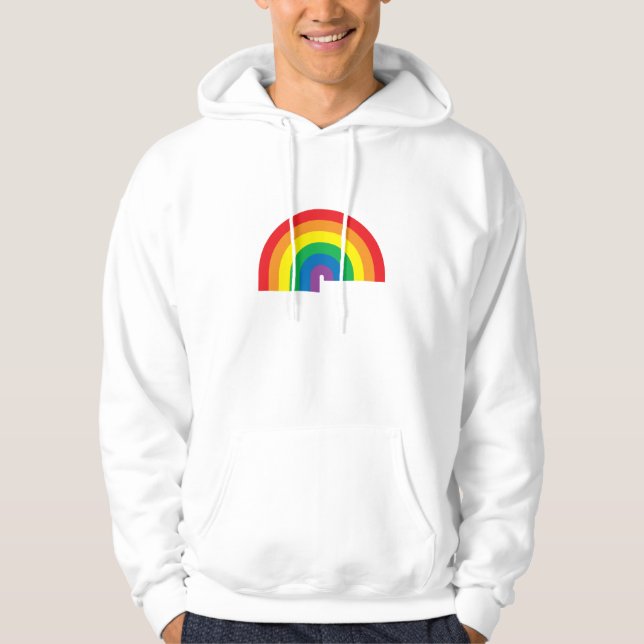Sudadera con capucha del arco iris (Anverso)