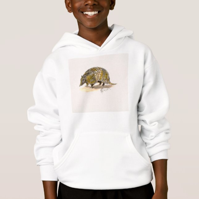 Sudadera con capucha del armadillo (Anverso)