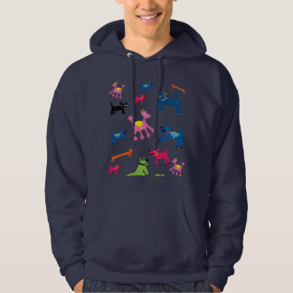 Sudadera con capucha del arte: Perros de