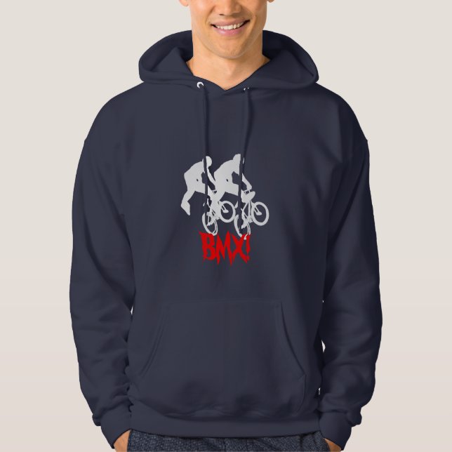 SUDADERA CON CAPUCHA DEL BASIC DE BMX (Anverso)