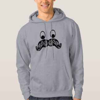 Sudadera con capucha del bigote