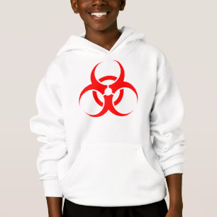 sudadera con capucha del biohazard