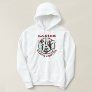Sudadera con capucha del blanco de Lanier