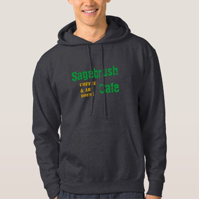 Sudadera con capucha del café del Sagebrush (Anverso)