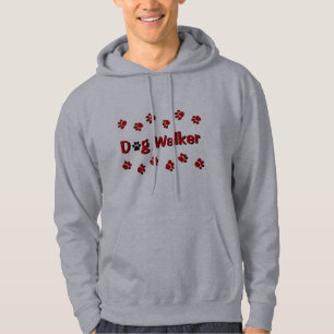 Sudadera con capucha del caminante del perro